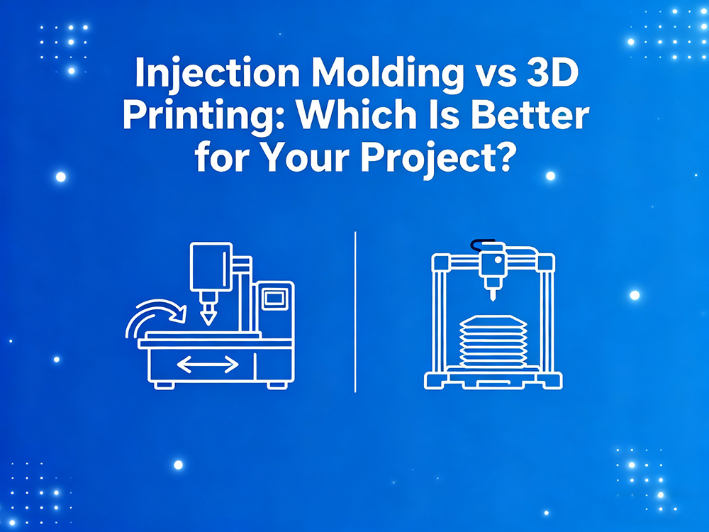 Moldeo por inyección versus impresión 3D: ¿cuál es mejor para su proyecto?