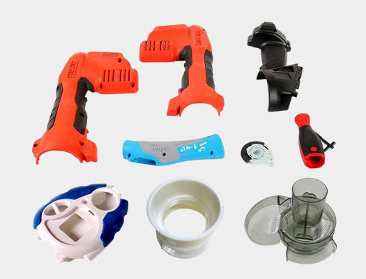Piezas de electrodomésticos de plástico