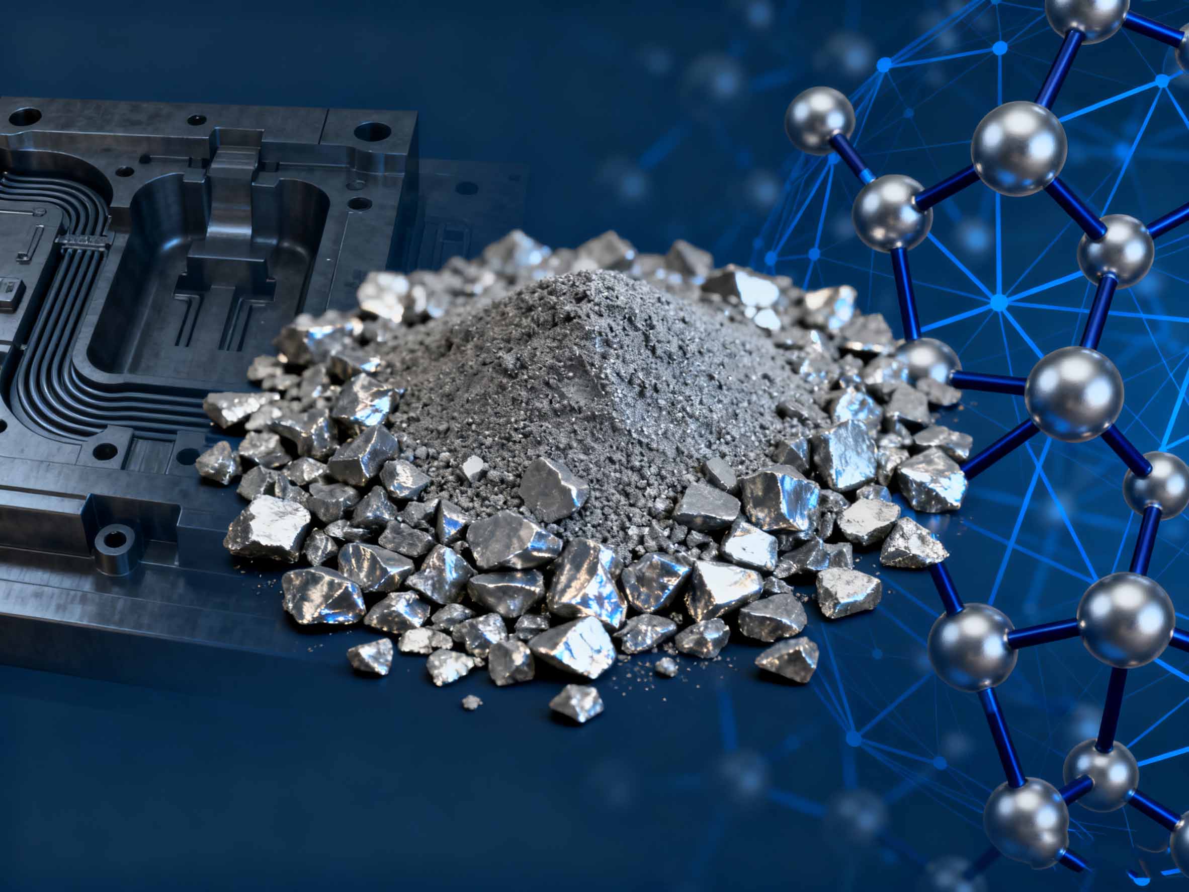 Materiales para moldeo por inyección de metal (MIM)