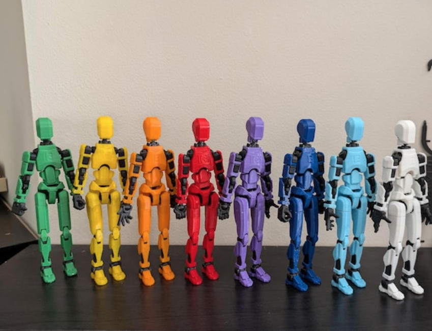 Figura de acción de impresión 3D