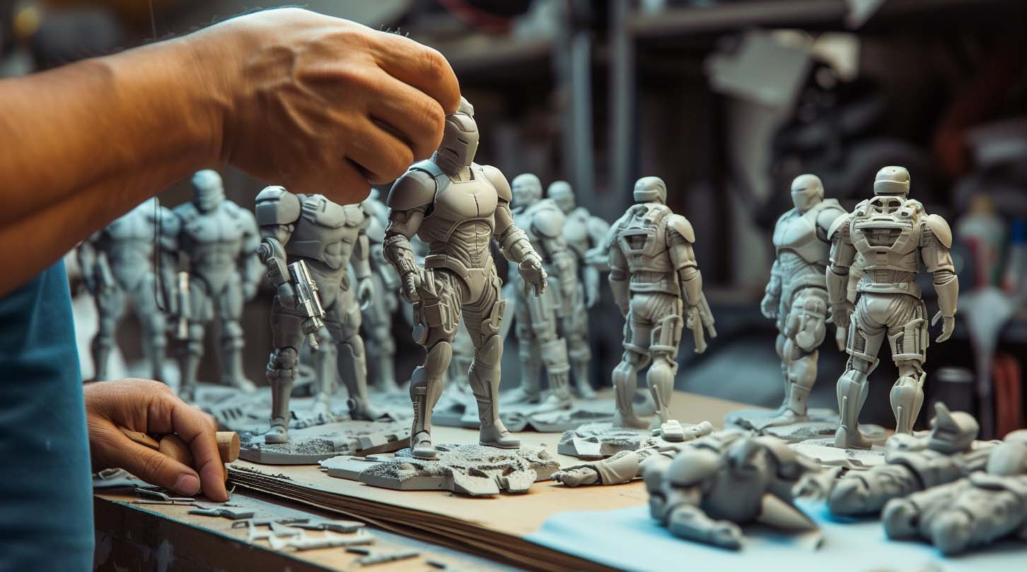 Acción de impresión 3D Figura 3